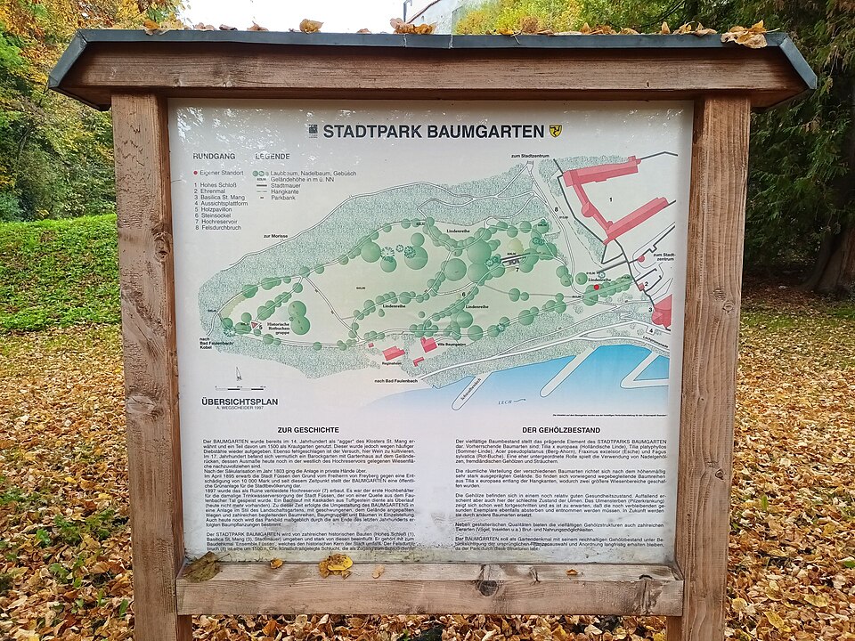 Stadtpark Baumgarten Füssen – Füssen